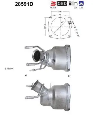 Catalytic Converter (28591D)
