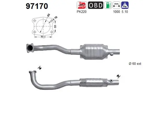 Catalytic Converter (97170)