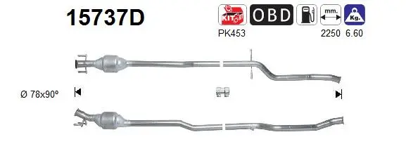 Catalytic Converter (15737D)