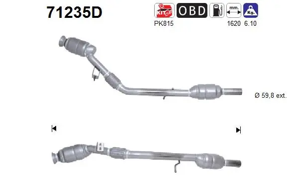 Catalytic Converter (71235D)