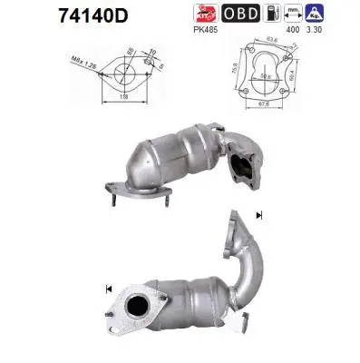 Catalytic Converter (74140D)