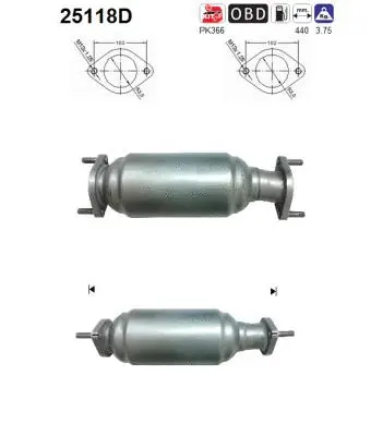 Catalytic Converter (25118D)