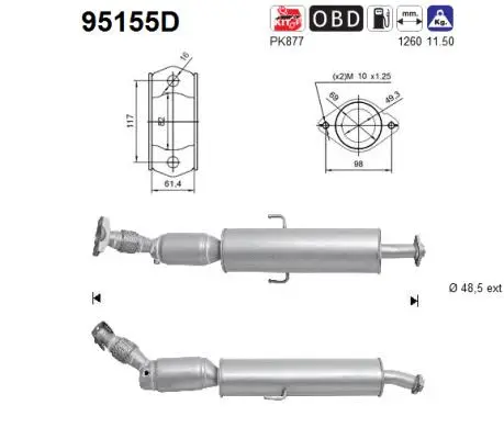 Catalytic Converter (95155D)