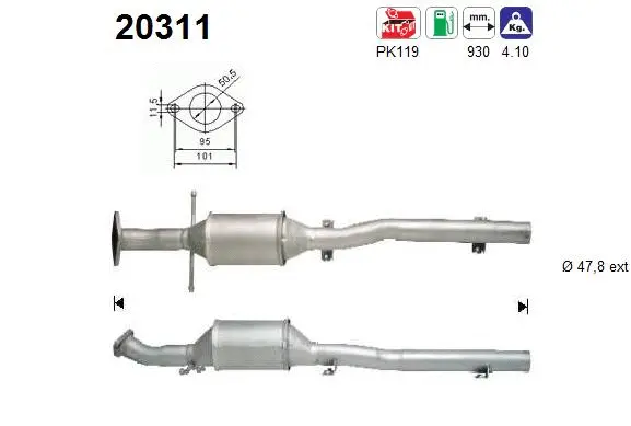 Catalytic Converter (20311)