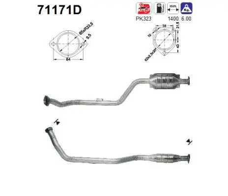 Catalytic Converter (71171D)