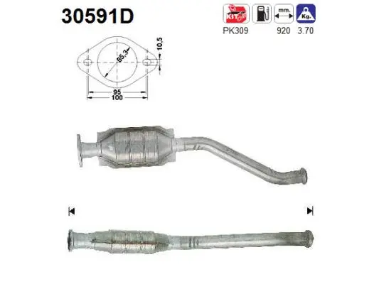 Catalytic Converter (30591D)