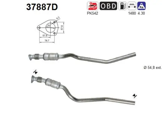 Catalytic Converter (37887D)