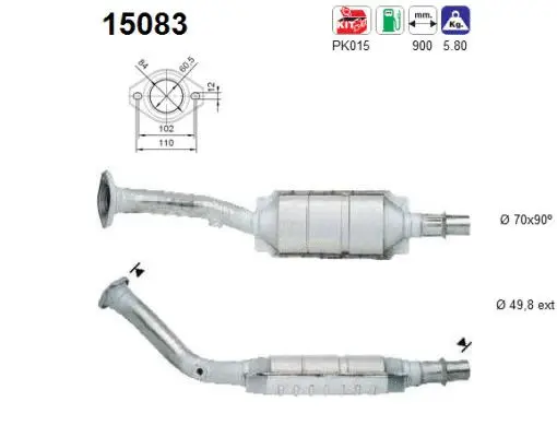 Catalytic Converter (15083)