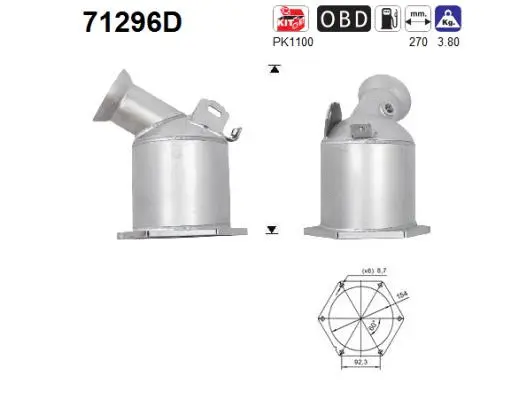 Catalytic Converter (71296D)