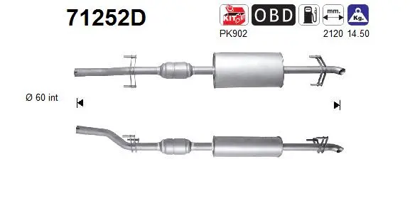 Catalytic Converter (71252D)