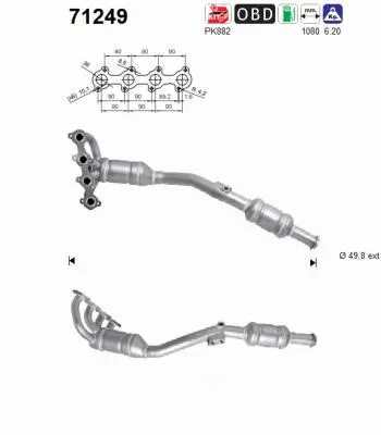 Catalytic Converter (71249)