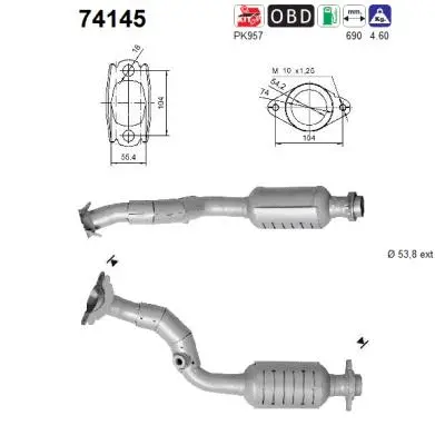 Catalytic Converter (74145)