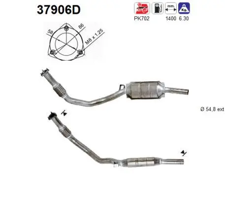 Catalytic Converter (37906D)