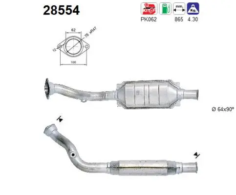 Catalytic Converter (28554)