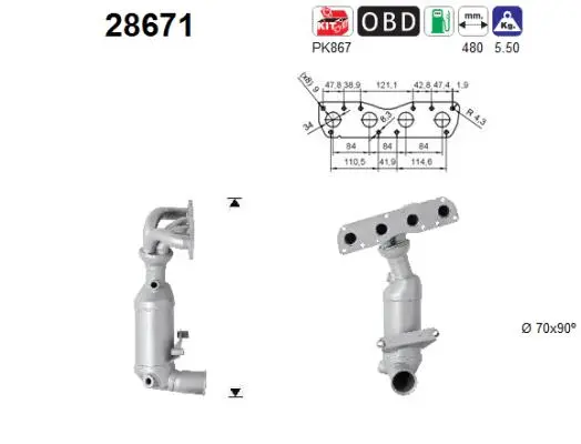 Catalytic Converter (28671)