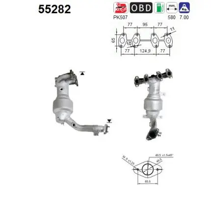 Catalytic Converter (55282)