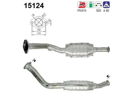Catalytic Converter (15124)