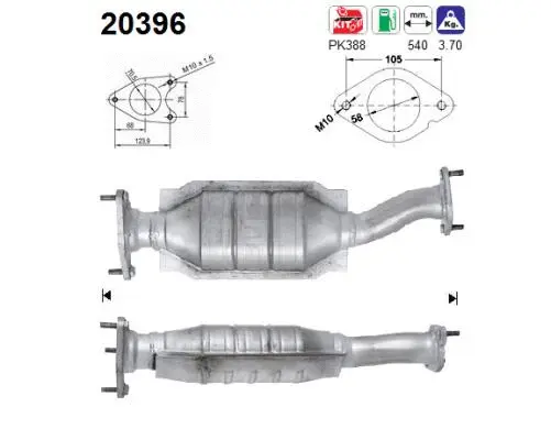 Catalytic Converter (20396)