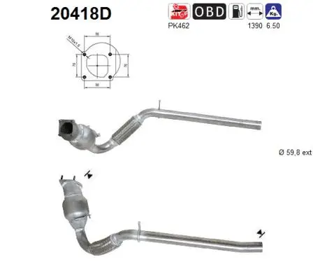 Catalytic Converter (20418D)