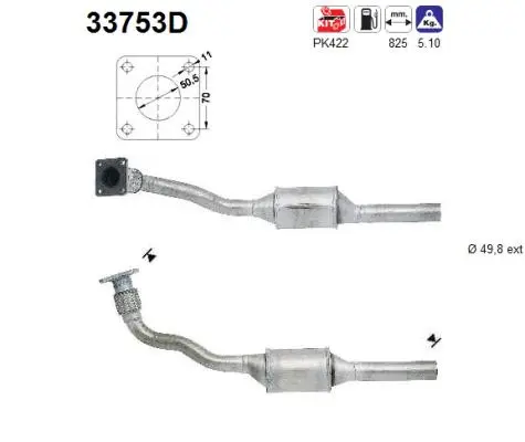 Catalytic Converter (33753D)