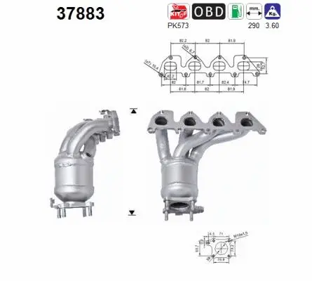 Catalytic Converter (37883)