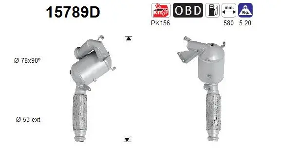 Catalytic Converter (15789D)