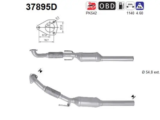 Catalytic Converter (37895D)