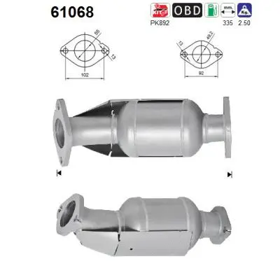 Catalytic Converter (61068)