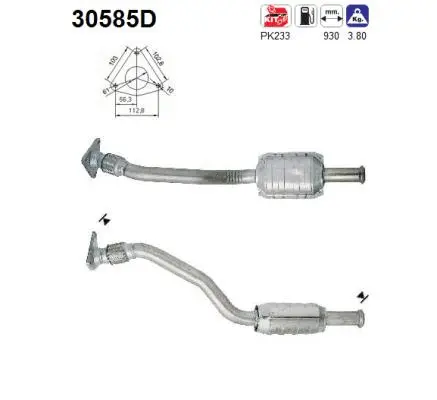 Catalytic Converter (30585D)