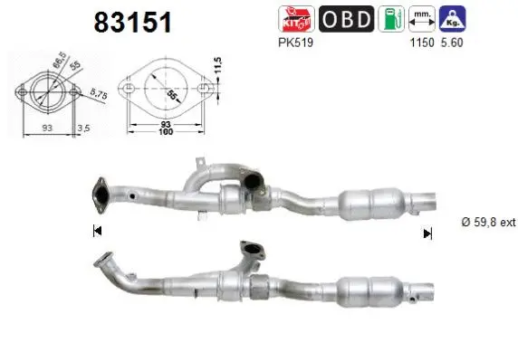 Catalytic Converter (83151)