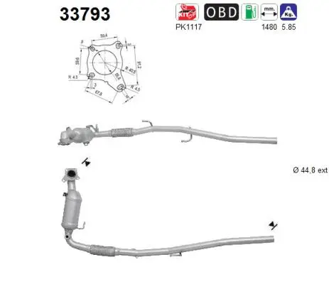 Catalytic Converter (33793)