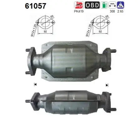 Catalytic Converter (61057)