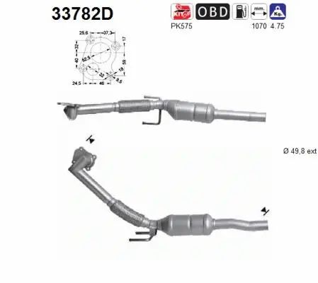 Catalytic Converter (33782D)