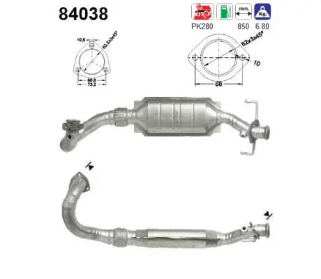Catalytic Converter (84038)