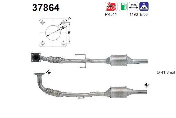 Catalytic Converter (37864)