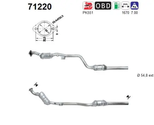 Catalytic Converter (71220)