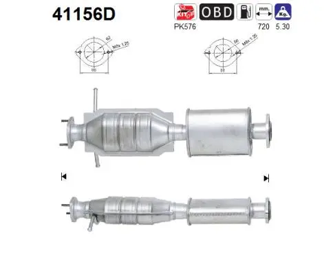 Catalytic Converter (41156D)