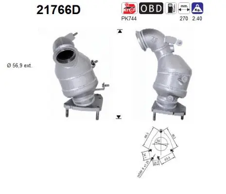 Catalytic Converter (21766D)