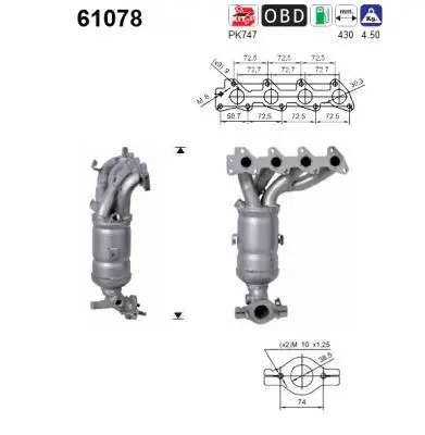 Catalytic Converter (61078)