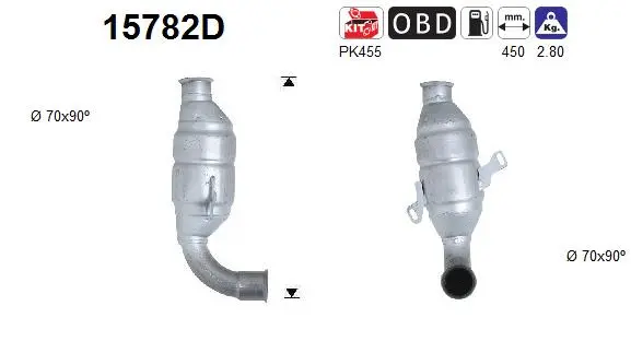 Catalytic Converter (15782D)