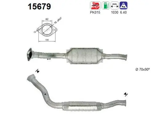 Catalytic Converter (15679)