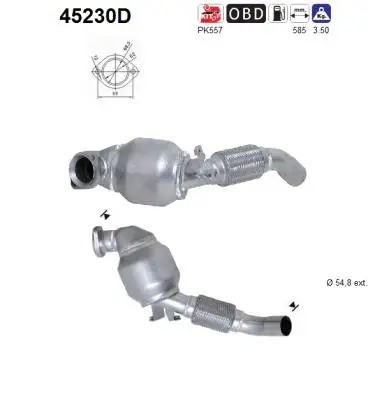 Catalytic Converter (45230D)