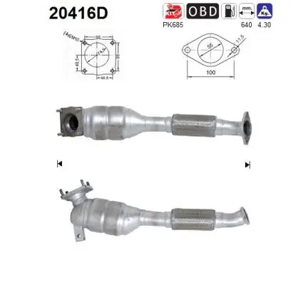 Catalytic Converter (20416D)