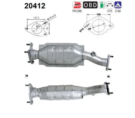 Catalytic Converter (20412)