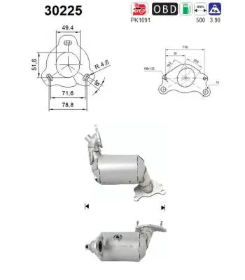 Catalytic Converter (30225)