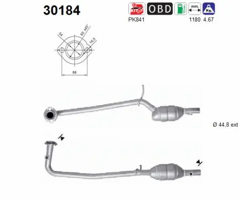 Catalytic Converter (30184)