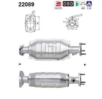 Catalytic Converter (22089)