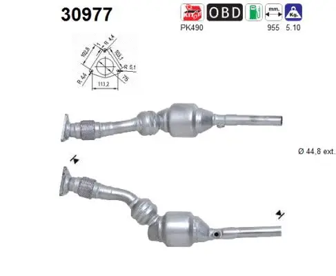 Catalytic Converter (30977)
