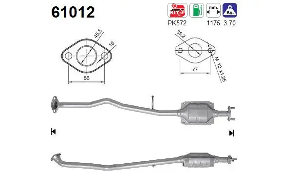 Catalytic Converter (61012)
