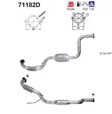 Catalytic Converter (71182D)